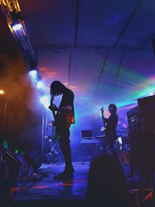 band playing live show